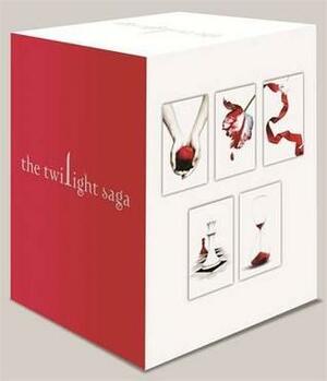 Twilight Saga 5 Book Set White Cover by Stephenie Meyer