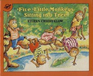 Five Little Monkeys Sitting In A Tree Signed by Eileen Christelow