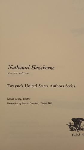 Nathaniel Hawthorne: Revised Edition by Terence Martin
