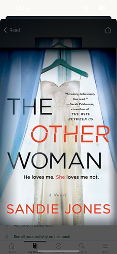 The Other Woman: A Novel by Sandie Jones