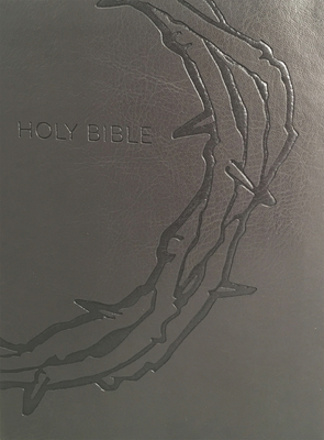 Kjver Sword Study Bible Giant Print Designer Charcoal Ultrasoft Crown of Thorns: King James Version Easy Read by Whitaker House