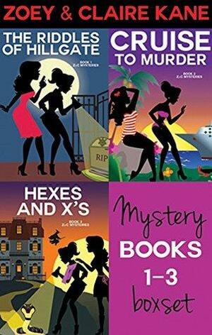 Z & C Mysteries Boxset, Books 1-3 by Claire Kane, Zoey Kane