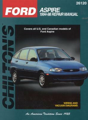 Ford Aspire, 1994-97 by Chilton Automotive Books, Chilton Editorial, Nichols