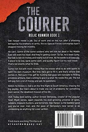 The Courier: A Dak Harper Thriller: 1 (The Relic Runner) by Anne Storer, Jason Whited, Ernest Dempsey