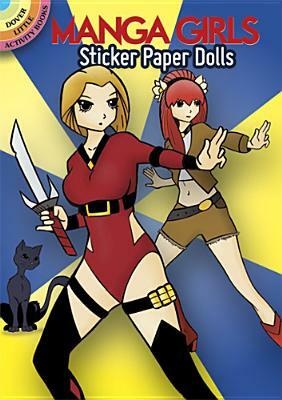 Manga Girls Sticker Paper Dolls by Ted Rechlin