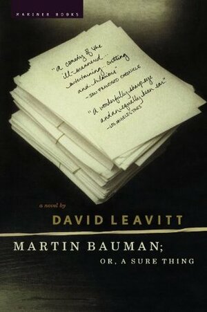 Martin Bauman: or, A Sure Thing by David Leavitt