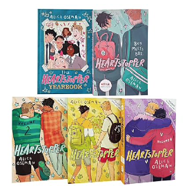 Heartstopper Series Volume (1-4) & Heartstopper Yearbook (Hardback) 5 Books Collection Set By Alice Oseman by Alice Oseman