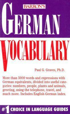 German Vocabulary by Paul G. Graves