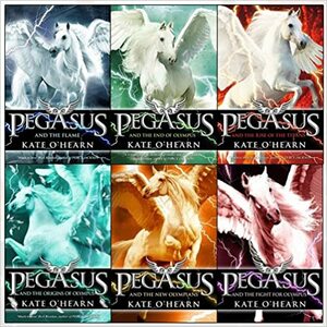 Kate O'Hearn Pegasus Series Vol (1 - 6) 6 Books Collection Set - the Flame,the Fight for Olympus,the New Olympians,the Origins of Olympus,the Rise of the Titans,the End of Olympus by Kate O'Hearn