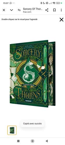 Sorcery of thorns - édition Silas by Margaret Rogerson