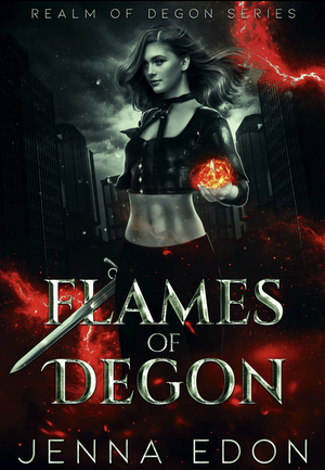 Flames of Degon: A Dragon Shifter Paranormal Romance  by Jenna Edon