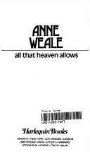All That Heaven Allo by Anne Weale