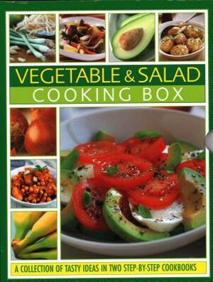 Vegetable & Salad Cooking Box: A Collection of Tasty Ideas in Two Step-By-Step Cookbooks by Steven Wheeler, Christine Ingram