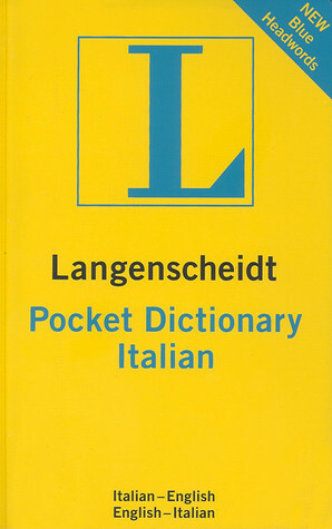 Langenscheidt Pocket Dictionary Italian by Langenscheidt