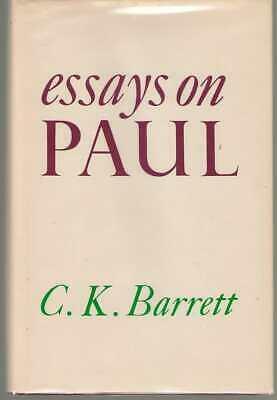 Essays on Paul by C.K. Barrett