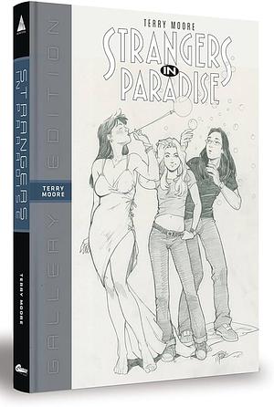 TERRY MOORE STRANGERS IN PARADISE GALLERY EDITION by Terry Moore, Terry Moore