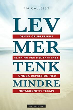 Lev mer tenk mindre : Dropp grubleriene - slipp fri fra nedtrykthet og depresjon med metakognitiv terapi by Tone M. Anderssen, Pia Callesen