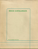 Seed Catalogue: Poems by Robert Kroetsch