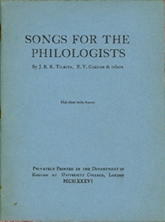 Songs for the Philologists by J.R.R. Tolkien, E.V. Gordon