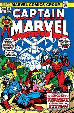 Captain Marvel (1968-1979) #28 by Jim Starlin, Mike Friedrich