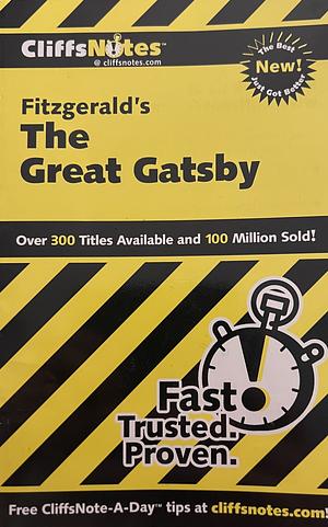 Cliffs Notes Fitzgerald's The Great Gatsby by Kate Maurer