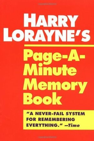 Page-a-Minute Memory Book by Harry Lorayne