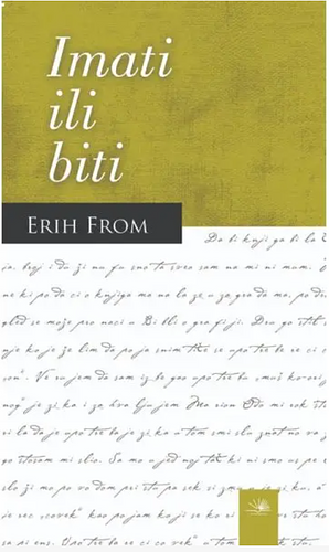 Imati ili biti by Erich Fromm