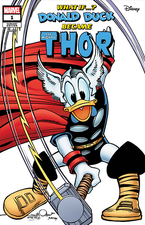 MARVEL & DISNEY: WHAT IF…? DONALD DUCK BECAME THOR (2024) #1 by Riccardo Secchi