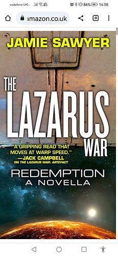 The Lazarus War: Redemption by Jamie Sawyer