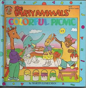 The Party Animals Colorful Picnic by Martin Lemelman