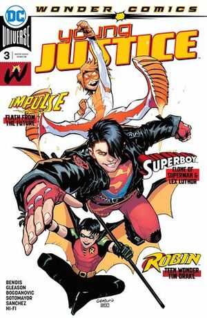 Young Justice (2019-) #3 by Viktor Bogdanovic, Patrick Gleason, Alejandro Sánchez, Evan Doc Shaner, Brian Michael Bendis