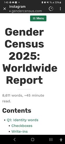 Gender Census 2025 by The Gender Census