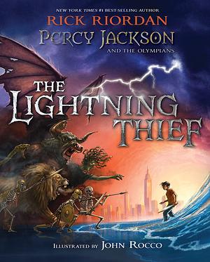 Percy Jackson and the Olympians The Lightning Thief Illustrated Edition Percy Jackson & the Olympians Illustrated 2018 August 14 @Hardcover by Rick Riordan