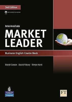 Market Leader Intermediate Coursebook & Dvd Rom by David Falvey, Simon Kent, David Cotton