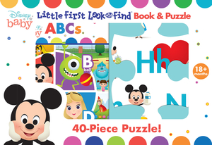 Disney Baby: ABCs: Little First Look and Find Book & Puzzle by Pi Kids