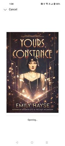 Yours, Constance by Emily Hayse
