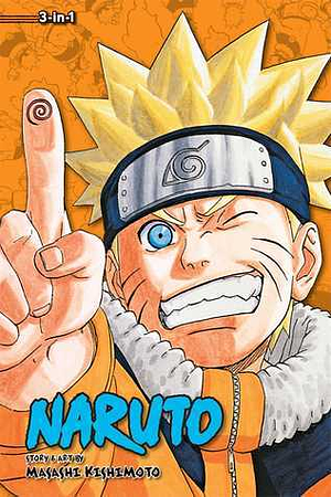 Naruto (3-in-1 Edition), Vol. 8 by Masashi Kishimoto