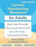 Cursive Handwriting Workbook for Adults: Learn to Write in Cursive, Improve Your Writing Skills and Practice Penmanship for Adults by Hippidoo, Sujatha Lalgudi
