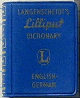 Langenscheidt's Lilliput Dictionary English-German by Langenscheidt