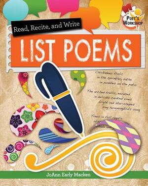 Read, Recite, and Write List Poems by JoAnn Early Macken