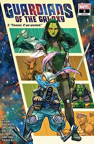 Guardians Of The Galaxy (2020-) #3 by Chris Sprouse, Ivan Shavrin, Nina Vaqueva, Al Ewing, Juann Cabal, Belén Ortega
