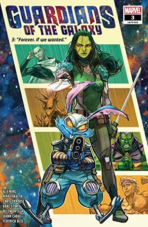 Guardians Of The Galaxy (2020-) #3 by Nina Vaqueva, Chris Sprouse, Juann Cabal, Ivan Shavrin, Al Ewing, Belén Ortega