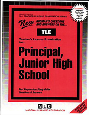 Principal, Junior High School: Passbooks Study Guide by National Learning Corporation