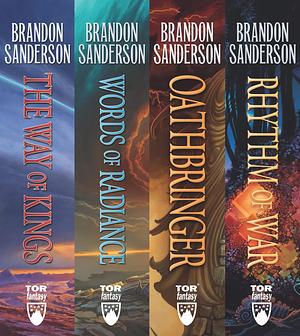 The Stormlight Archive, Books 1-4: The Way of Kings, Words of Radiance, Oathbringer, Rhythm of War  by Brandon Sanderson