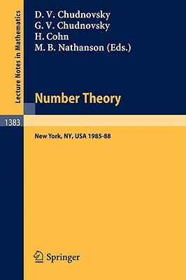 Number Theory: A Seminar Held at the Graduate School and University Center of the City University of New York 1985-88 by 