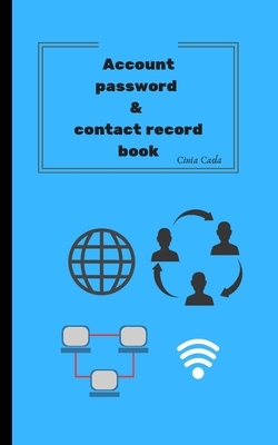 Account password & contact record book by Cinia Cada, CICI Pass