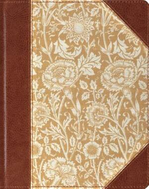 Single Column Journaling Bible-ESV-Antique Floral Design by 