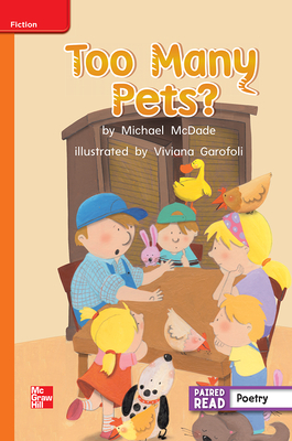 Reading Wonders Leveled Reader Too Many Pets?: Approaching Unit 1 Week 3 Grade 2 by 