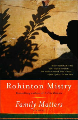 Family Matters by Rohinton Mistry