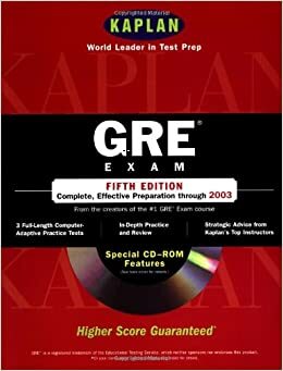 Kaplan GRE Exam with CD-ROM, Fifth Edition: Higher Score Guaranteed by Kaplan Inc.